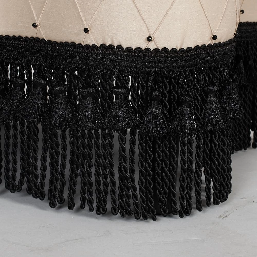 Cheap 🎉 Ellen Hand Tufted Ottoman, Black & Ivory by Jennifer Taylor 👍 - Image 6