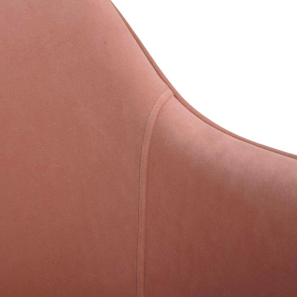 Budget 💯 Ivy Blush Pink Mid-Century Modern Accent Desk Chair by Jennifer Taylor 👍 - Image 8