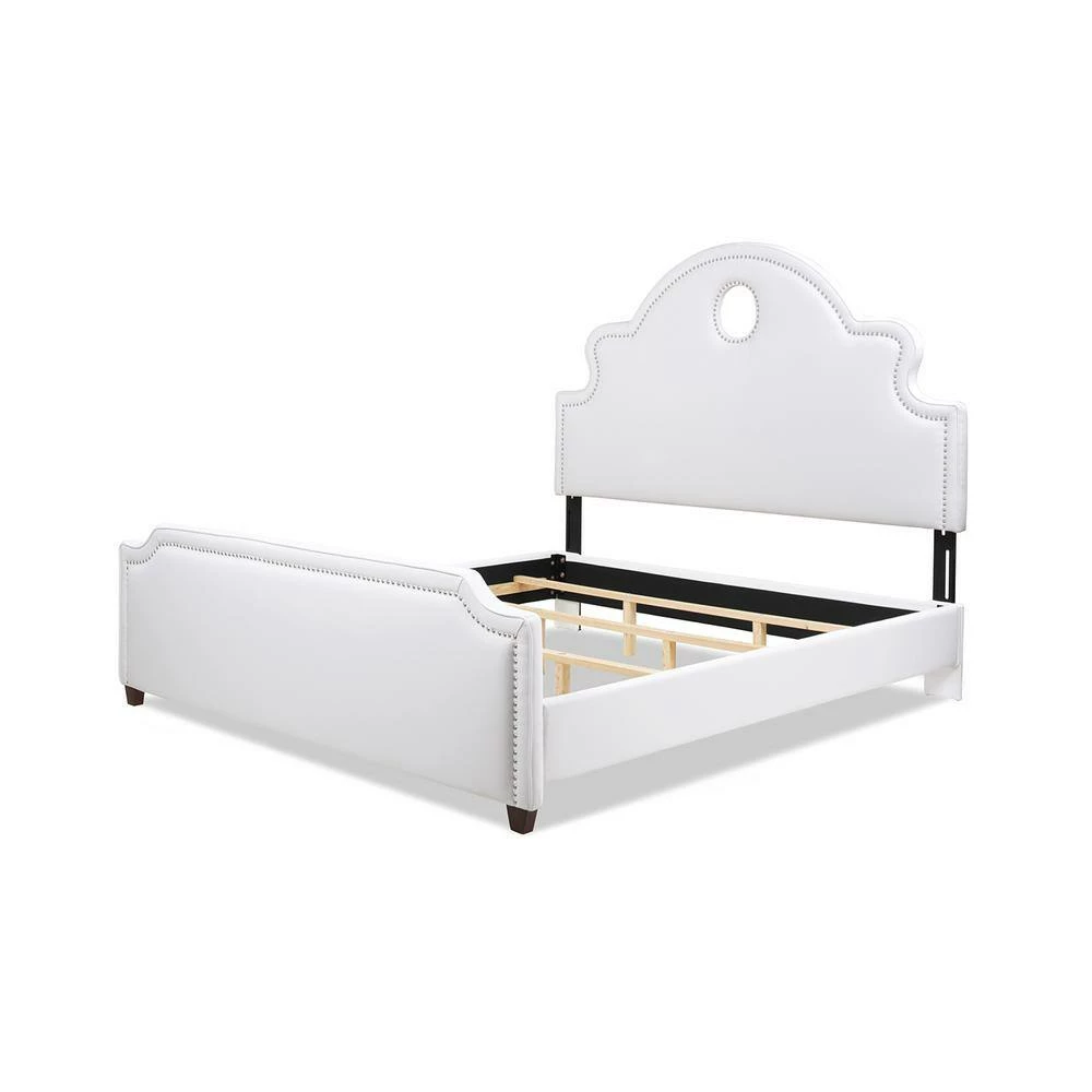 Top 10 ⌛ Flora King Tall Keyhole Panel Headboard Bed Set by Jennifer Taylor ⭐ - Image 5