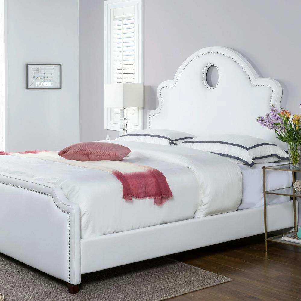 Top 10 ⌛ Flora King Tall Keyhole Panel Headboard Bed Set by Jennifer Taylor ⭐ - Image 9