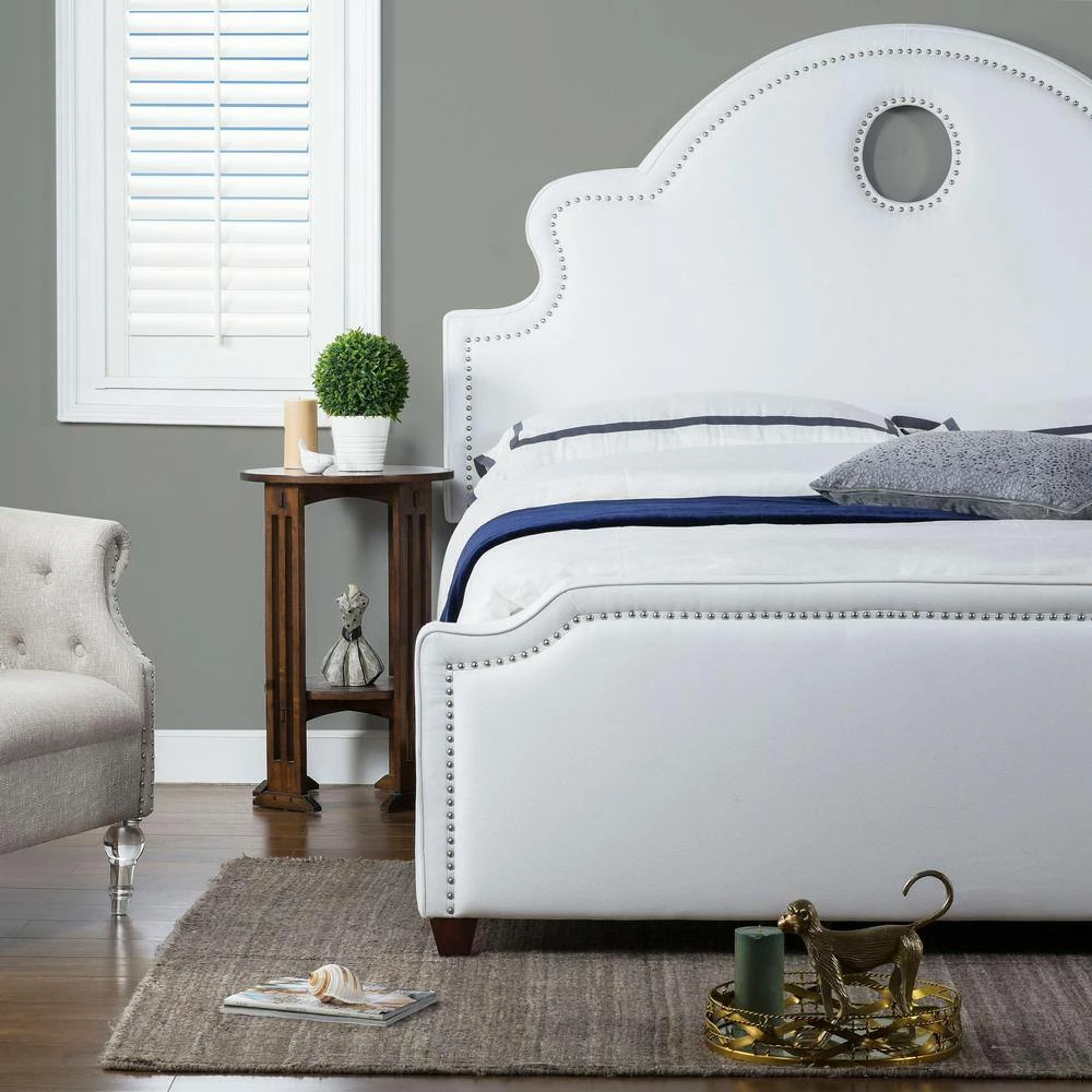 Top 10 ⌛ Flora King Tall Keyhole Panel Headboard Bed Set by Jennifer Taylor ⭐ - Image 2