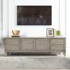 Best Sale 😍 Dauphin 71 in. Cashmere Gray Wood TV Stand Storage Console Table by Jennifer Taylor 🤩