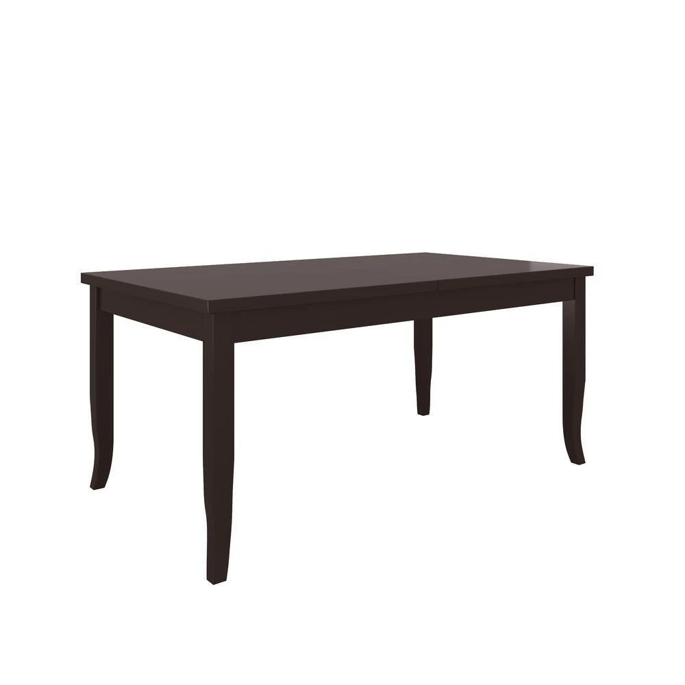 Best Pirce ๐ Arielle 7-piece Chocolate Brown Butterfly Leaf Dining Table in Espresso and Armless Chairs Textured Woven by Handy Living ๐งจ - Image 7