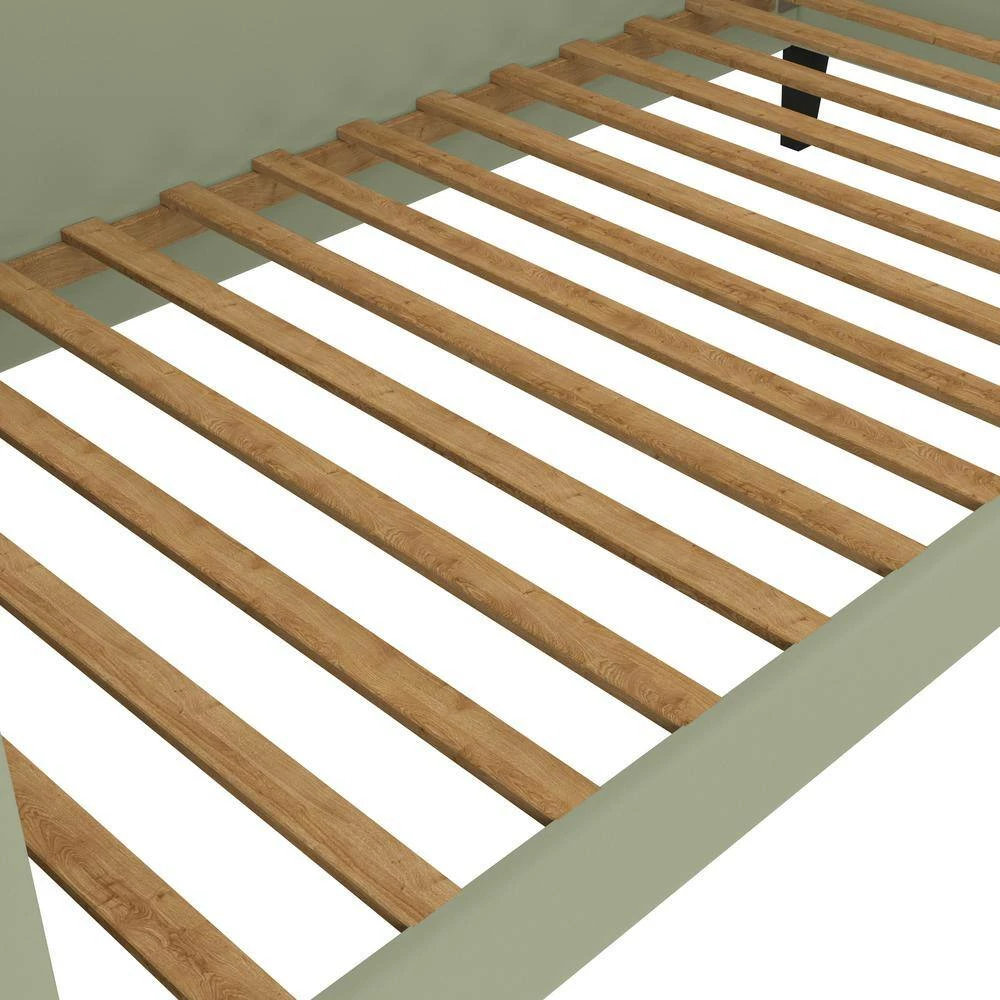 Coupon 👍 Grove Hill Fawn Gray Velvet-Like Fabric Twin Square Back Daybed with Nailhead Trim by Handy Living 😀 - Image 11