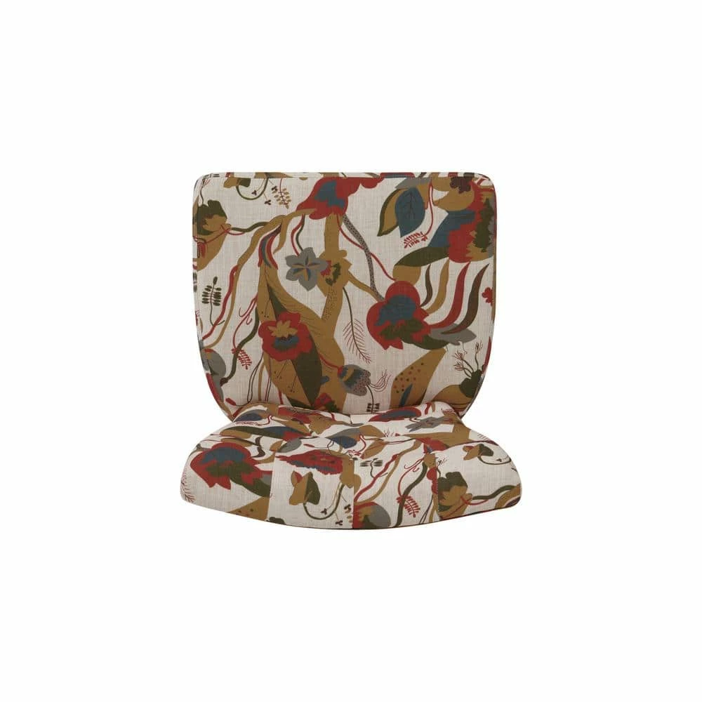 Best Sale ๐ Sirena Upholstered Dining Chairs in Warm Multi-Floral (Set of 2) by Handy Living ๐ - Image 4