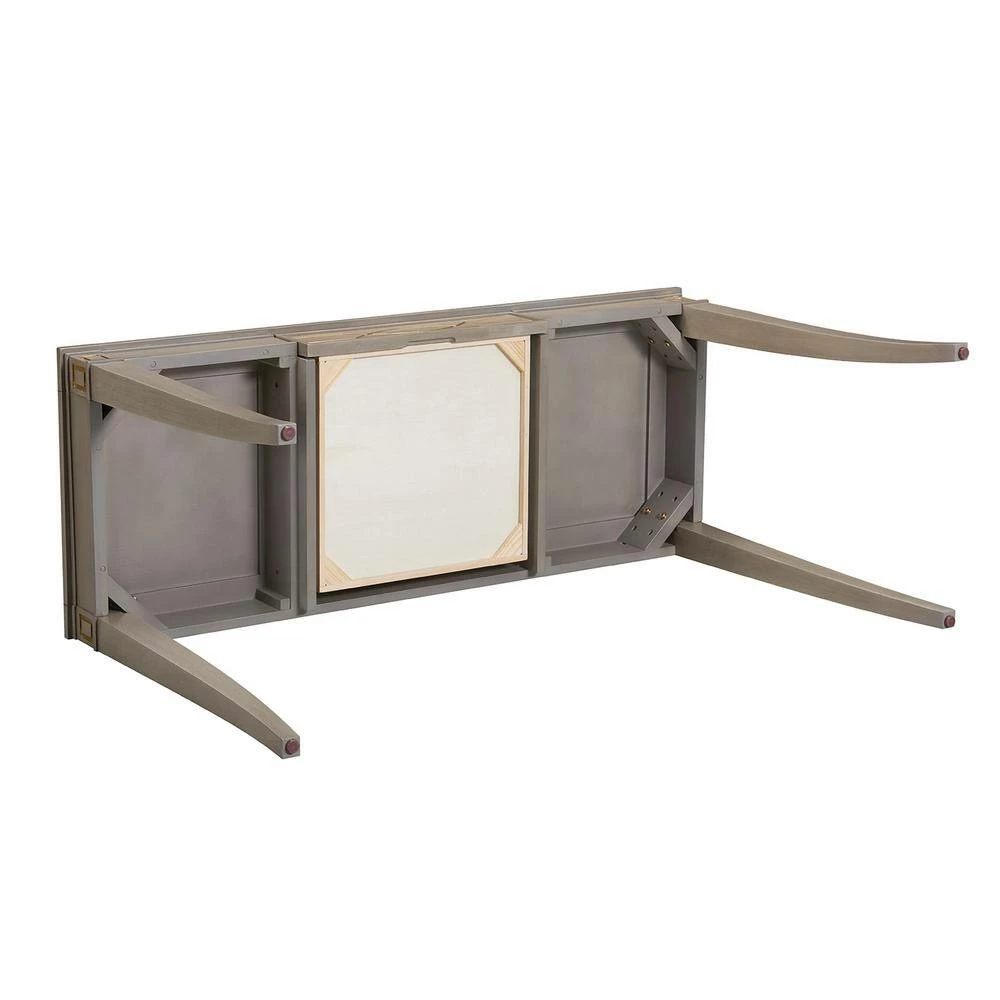 Top 10 ✨ Dauphin Grey Cashmere Gold Accent Console Vanity Table by Jennifer Taylor ⌛ - Image 3