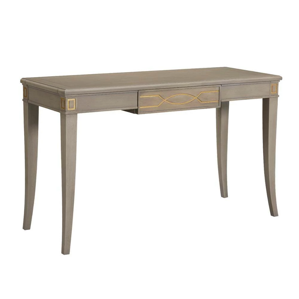 Top 10 ✨ Dauphin Grey Cashmere Gold Accent Console Vanity Table by Jennifer Taylor ⌛ - Image 5