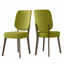 Brand new ๐ Lockwood Kiwi Green Linen Armless Side Chair (Set of 2) by Handy Living ๐