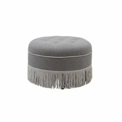 Coupon 🔔 Yolanda Light Grey Ottoman by Jennifer Taylor ✔️