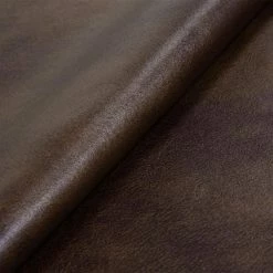 Deals ⌛ 4x4in Mid Brown Faux Leather Fabric Swatch Sample by Jennifer Taylor 💯