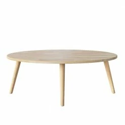 Cheapest ๐ Marcia 46.25 in. W Natural Large Oval Wood Coffee Table by Handy Living ๐