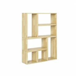 Best Sale ๐ Freemont Natural Modern 7-Block Wood Shelving Set by Handy Living ๐งจ
