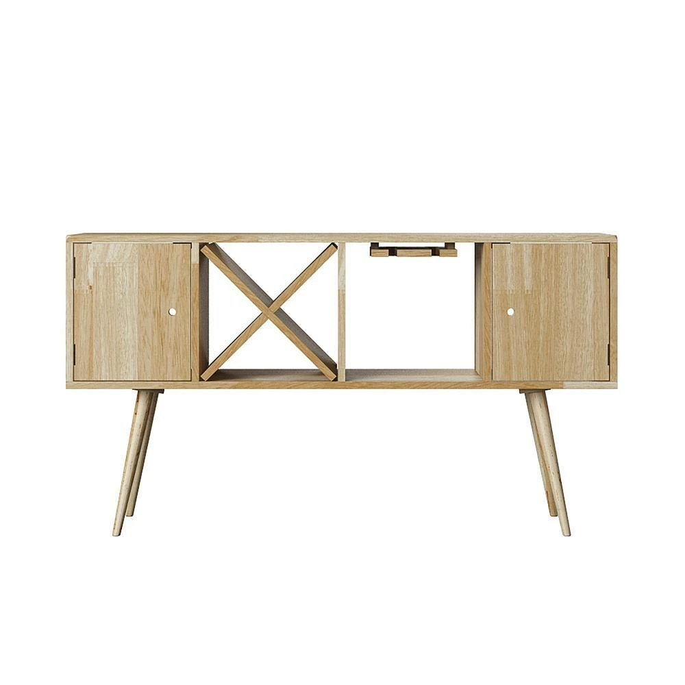 Best Pirce 🤩 Freemont Natural Mid Century Modern Wood Sideboard with Doors by Handy Living 😀 - Image 5