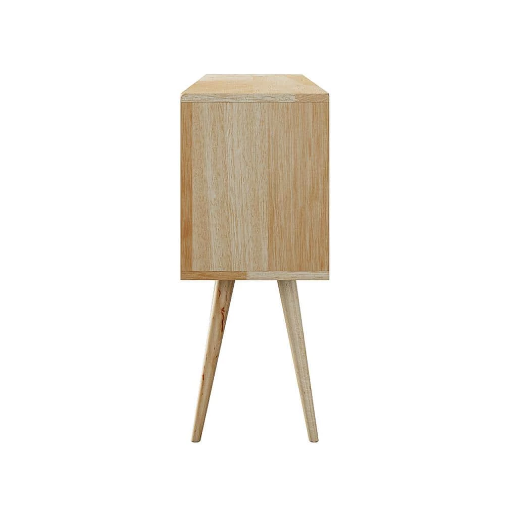 Best Pirce 🤩 Freemont Natural Mid Century Modern Wood Sideboard with Doors by Handy Living 😀 - Image 2