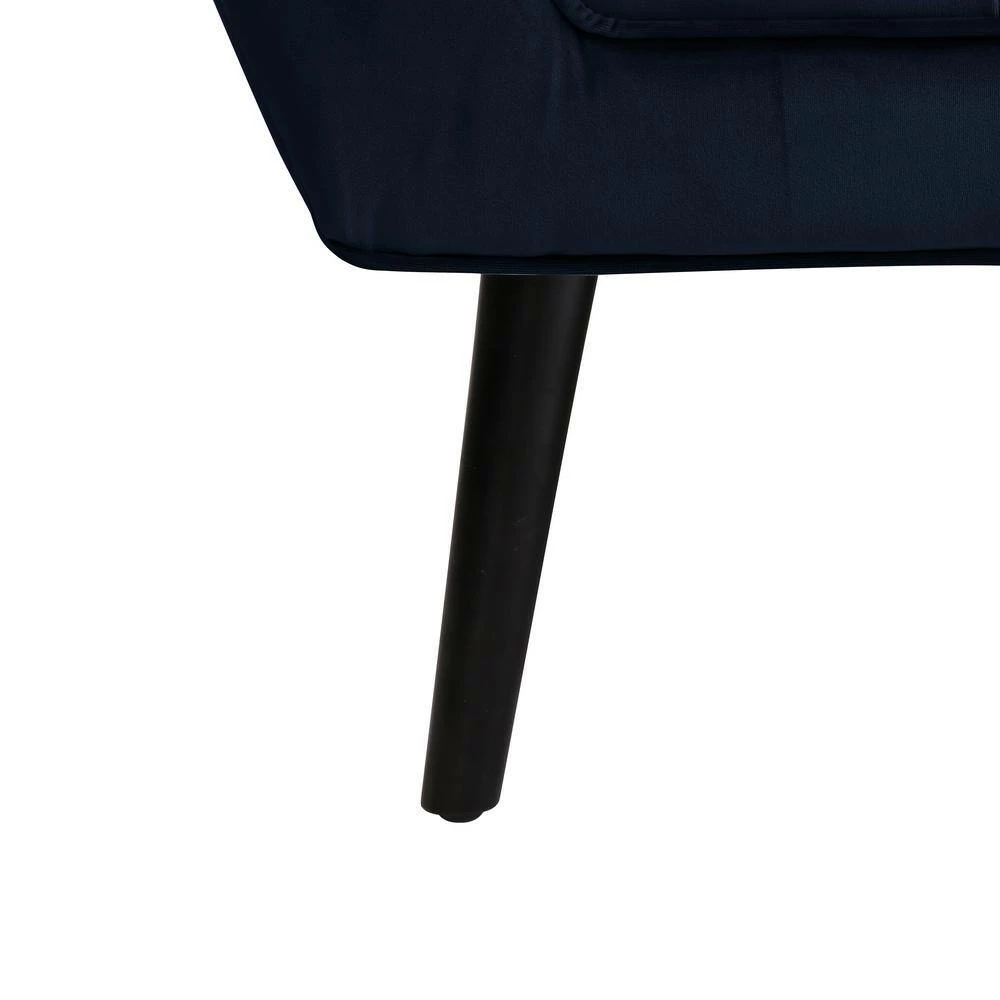 Discount 🔥 Omundson 3-Piece Navy Blue Velvet Mid Century Modern Sofa, Loveseat and Chair Set by Handy Living 🤩 - Image 7