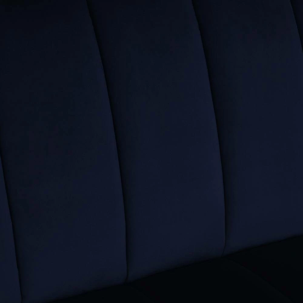 Discount 🔥 Omundson 3-Piece Navy Blue Velvet Mid Century Modern Sofa, Loveseat and Chair Set by Handy Living 🤩 - Image 6