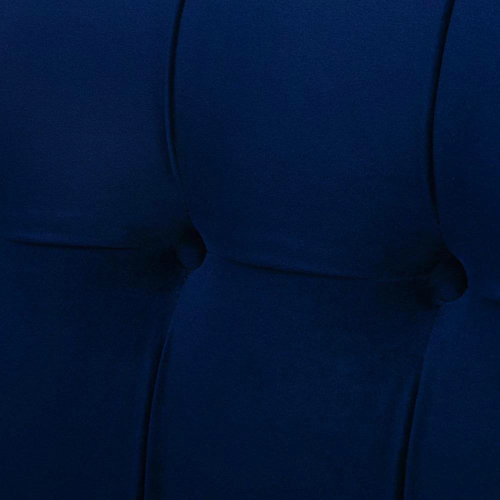 Coupon ✨ Stewart 87.5 in. W Navy Blue Velvet Modern Button-Tufted Curved Sofa by Jennifer Taylor 🌟 - Image 6