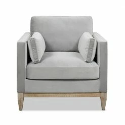 Best deal 🌟 Knox 36 in. Opal Grey Modern Farmhouse Arm Chair by Jennifer Taylor 🔔