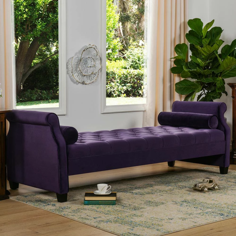 Buy 👏 Eliza Purple Bench by Jennifer Taylor ✔️ - Image 13