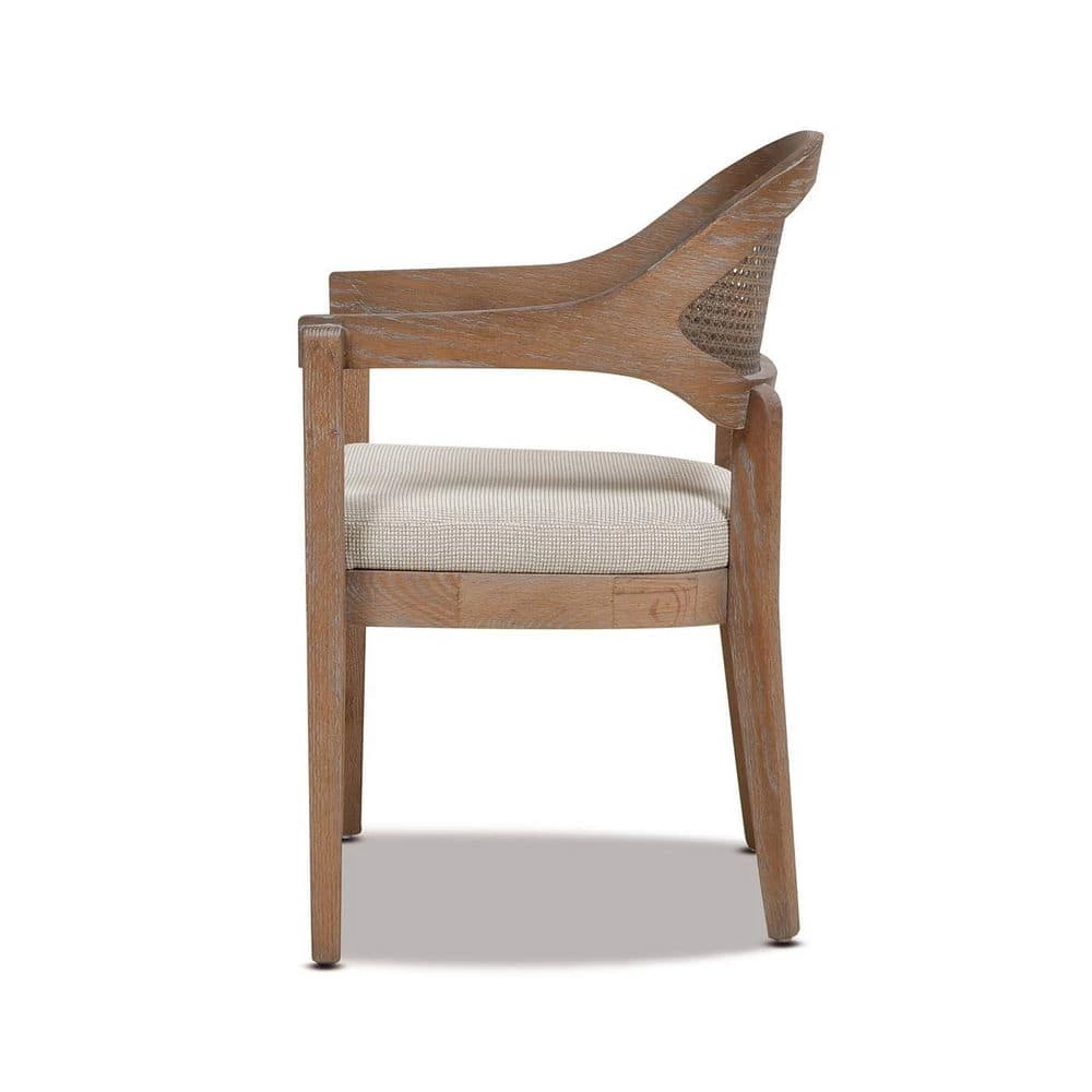 Top 10 😀 Americana Mid-Century Taupe Beige Modern Cane Back Accent Dining Chair by Jennifer Taylor ⌛ - Image 5