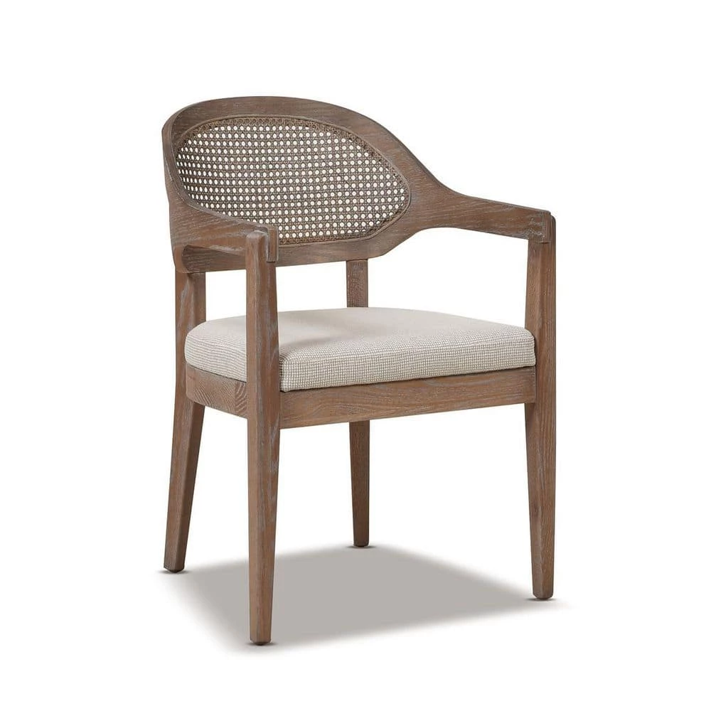 Top 10 😀 Americana Mid-Century Taupe Beige Modern Cane Back Accent Dining Chair by Jennifer Taylor ⌛ - Image 3