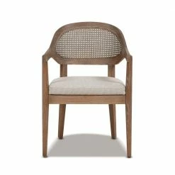 Top 10 ๐ Americana Mid-Century Taupe Beige Modern Cane Back Accent Dining Chair by Jennifer Taylor โ