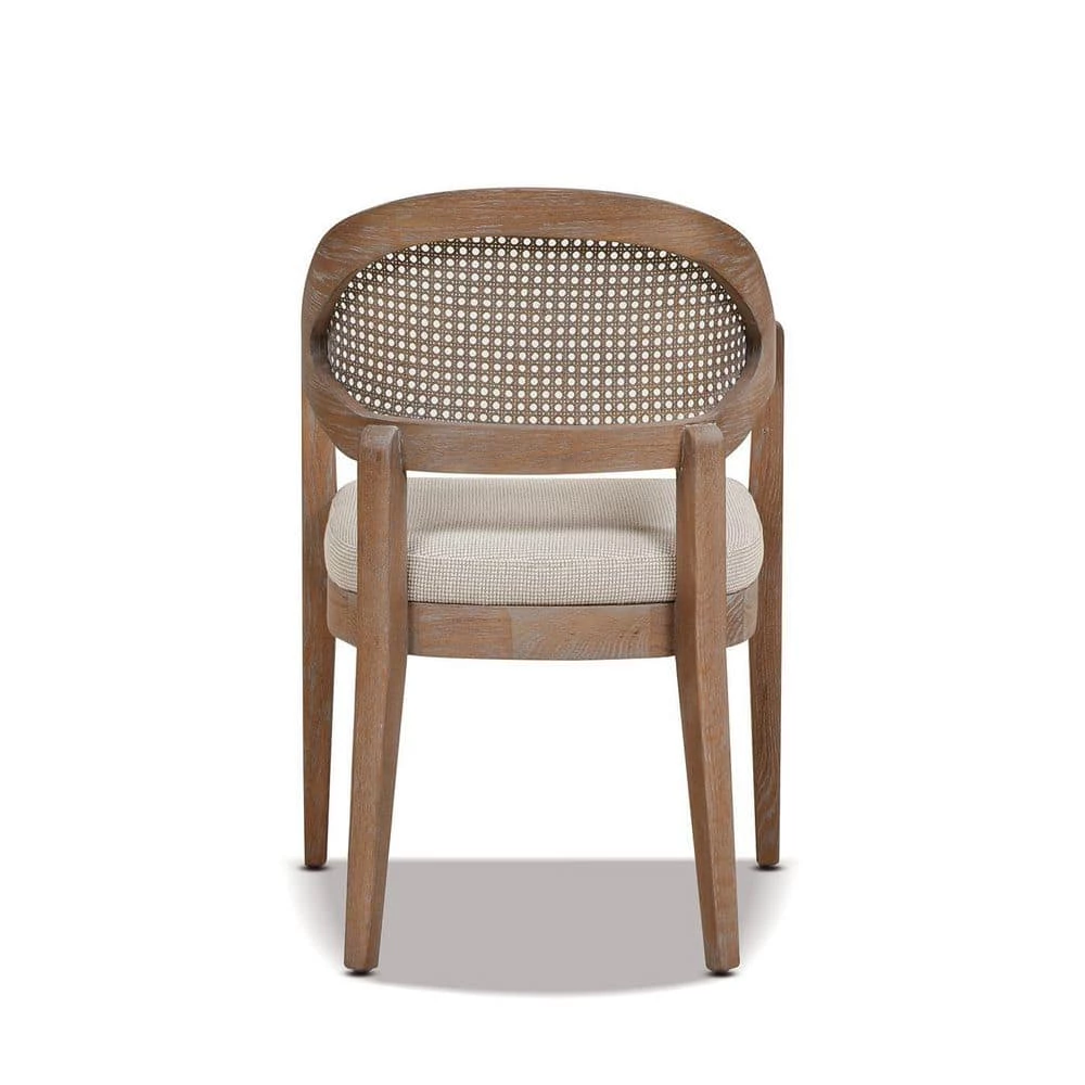 Top 10 😀 Americana Mid-Century Taupe Beige Modern Cane Back Accent Dining Chair by Jennifer Taylor ⌛ - Image 6