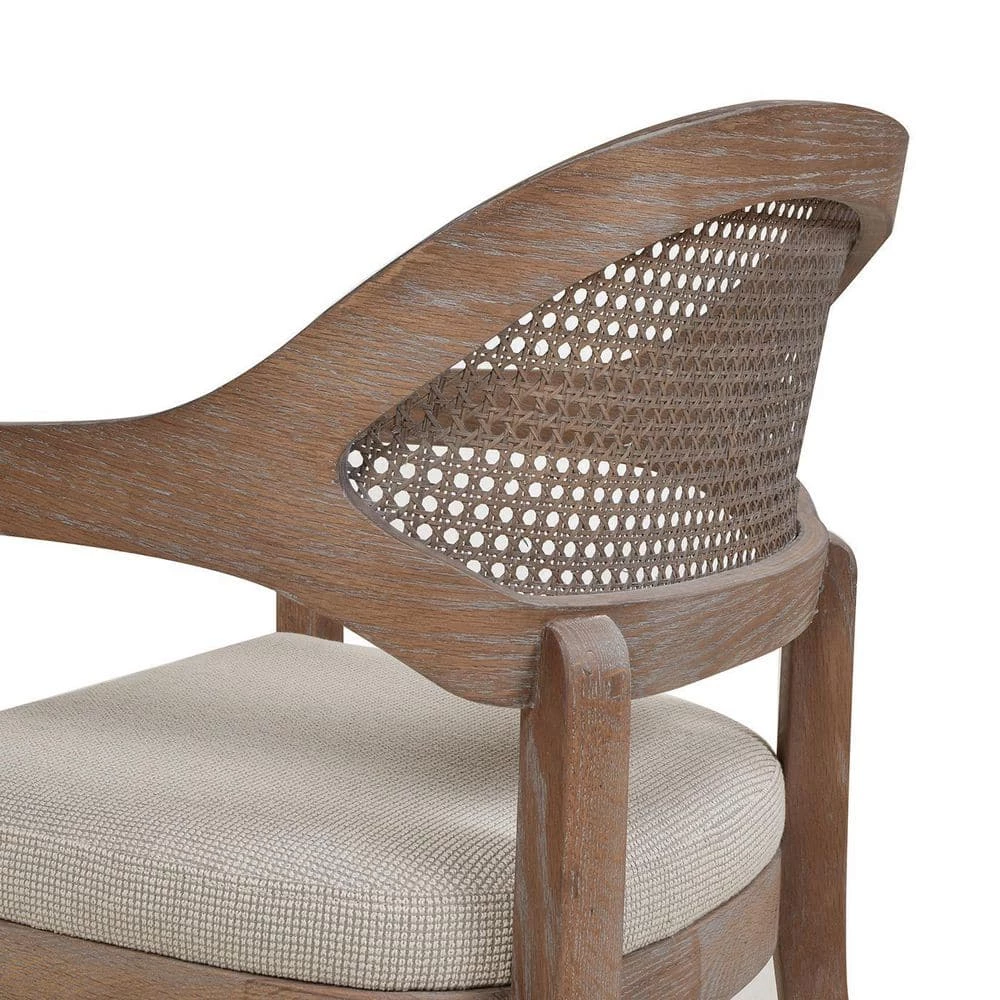 Top 10 😀 Americana Mid-Century Taupe Beige Modern Cane Back Accent Dining Chair by Jennifer Taylor ⌛ - Image 7