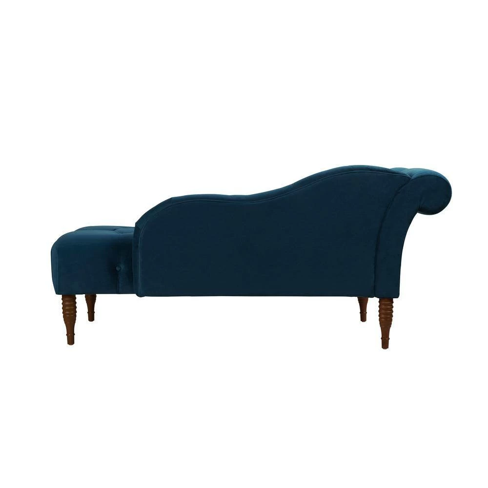 Coupon ๐ Satin Teal Right Arm Facing Samuel Chaise Lounge by Jennifer Taylor ๐ - Image 5