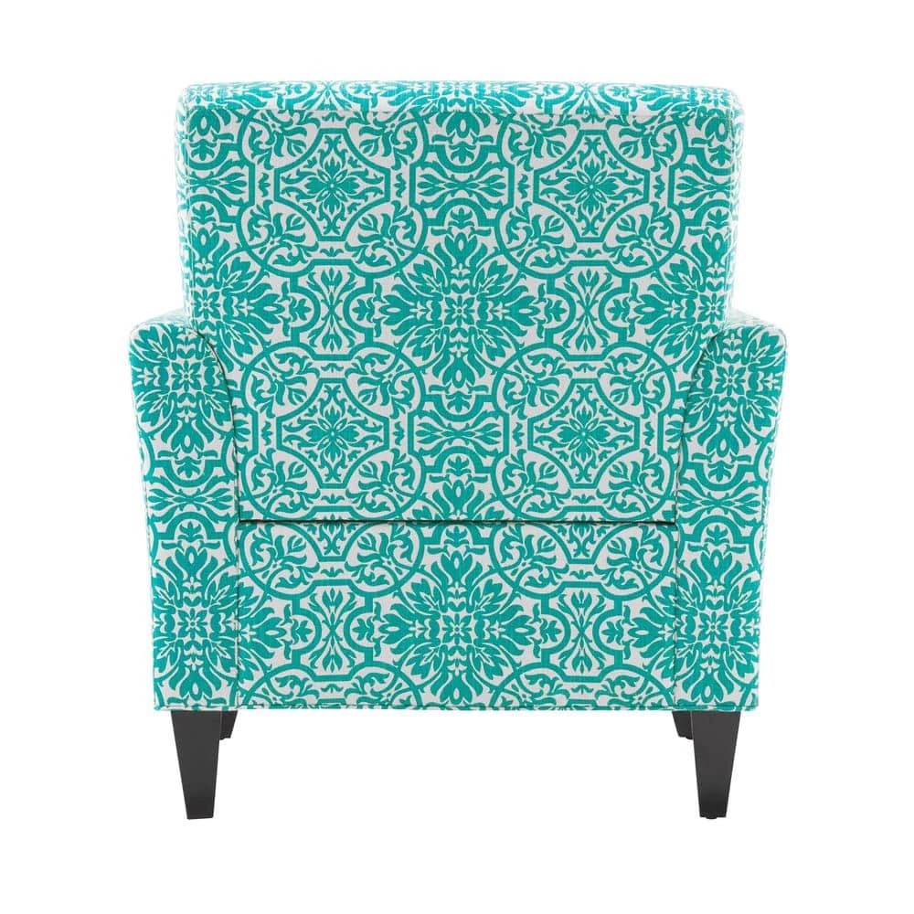 Brand new 😉 Alex Turquoise Green Damask Arm Chair by Handy Living 👏 - Image 6