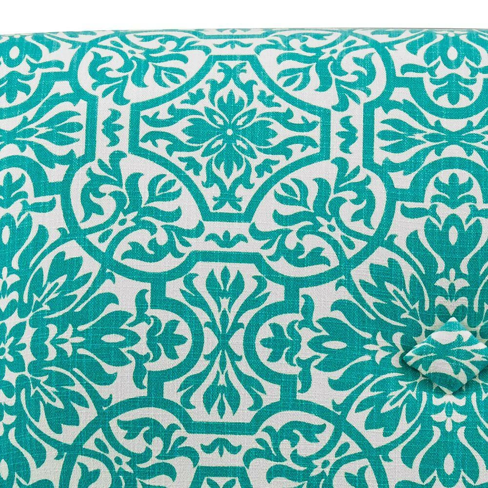 Brand new 😉 Alex Turquoise Green Damask Arm Chair by Handy Living 👏 - Image 7