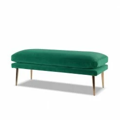 Cheap 👏 Oliver Mid-Century Entryway Bench Ultramarine Green by Jennifer Taylor 👍