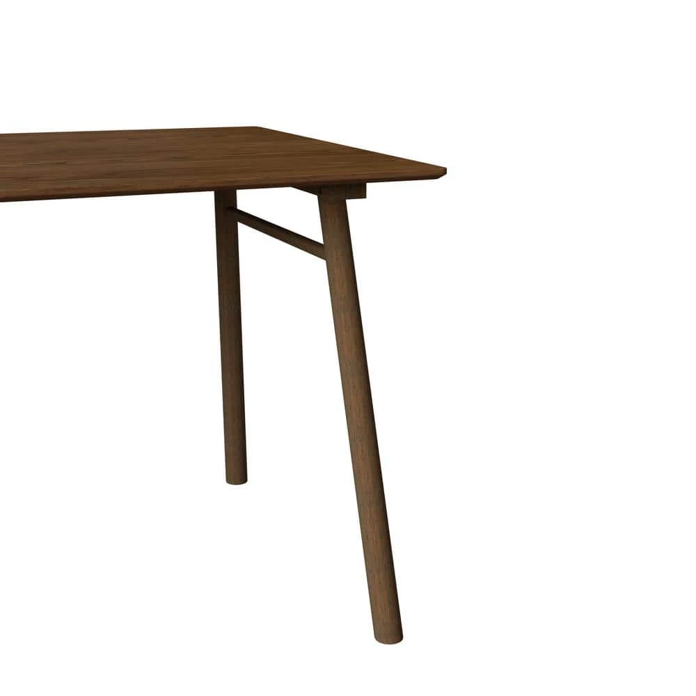 Top 10 🌟 Bridget 70.87 in. Rectangular Walnut Mid-Century Modern Table with Wood Frame (Seats-6) by Handy Living 🌟 - Image 5